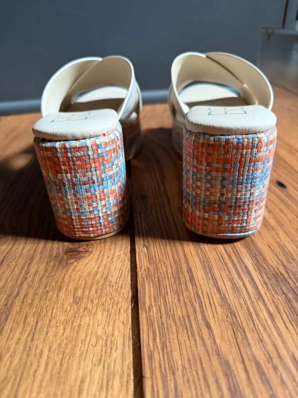 BEACH by Matisse Nellie Woven Platform Sandal Ivory Size 9